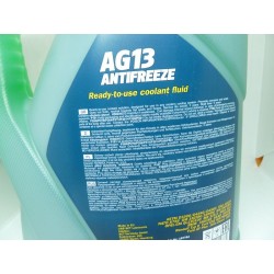 Płyn chłodniczy Zielony  AG13 5L